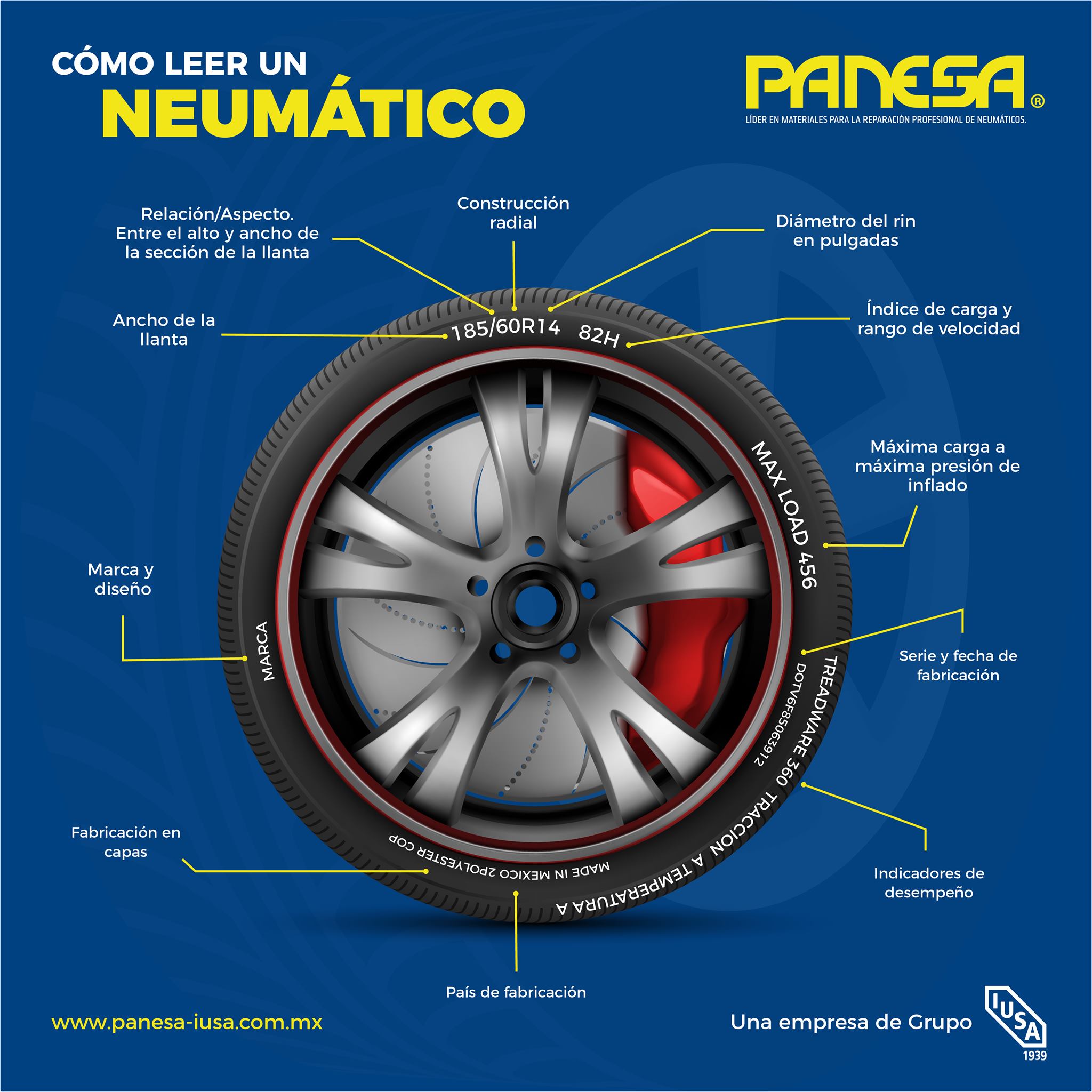 toque donante Nido Como se compone un neumático | PANESA